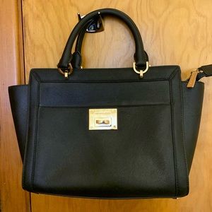 Michael Kors black satchel bag